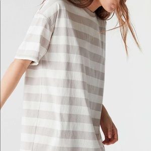 BRAND NEW grey striped urban outfitters XS dress.